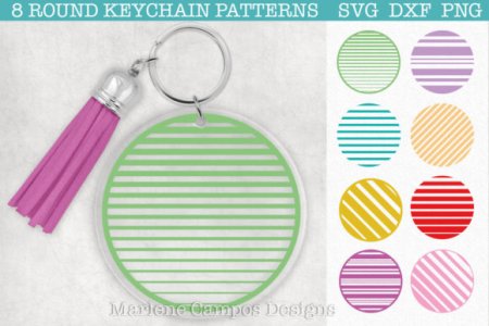 Download BUNDLE Round Keychain Patterns SVG - Free SVG