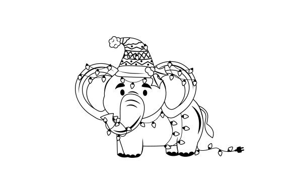 Download Christmas Elephant - Free and Premium SVG Cut Files