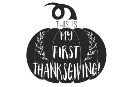 Download This is My First Thanksgiving! - Free and Premium SVG Cut Files