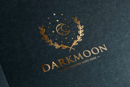 Download Dark Moon Logo Template - Free and Premium SVG Cut Files