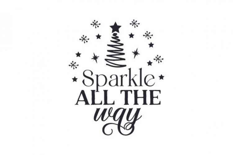 Download Sparkle All the Way - Free and Premium SVG Cut Files