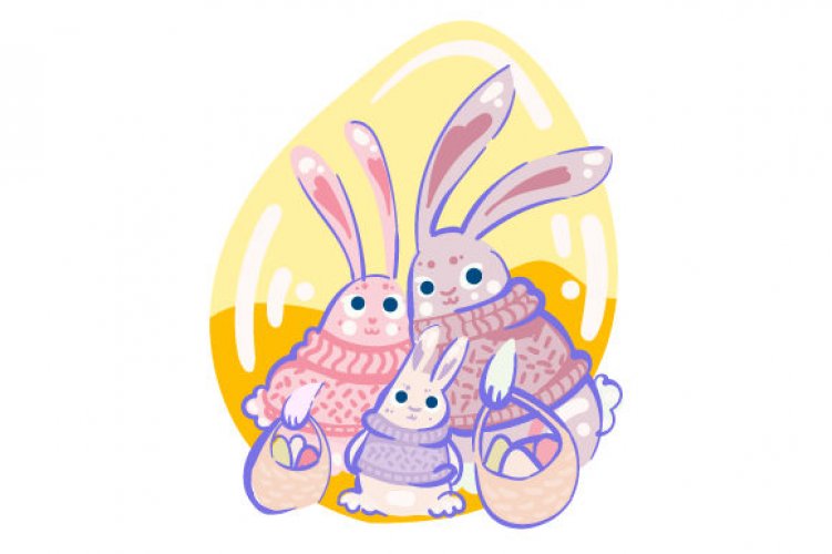 Download Bunny Family - Free and Premium SVG Cut Files