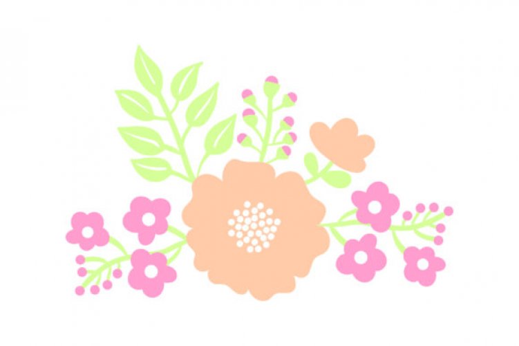 Download Flower Embellishment - Light Colors - Free and Premium SVG Cut