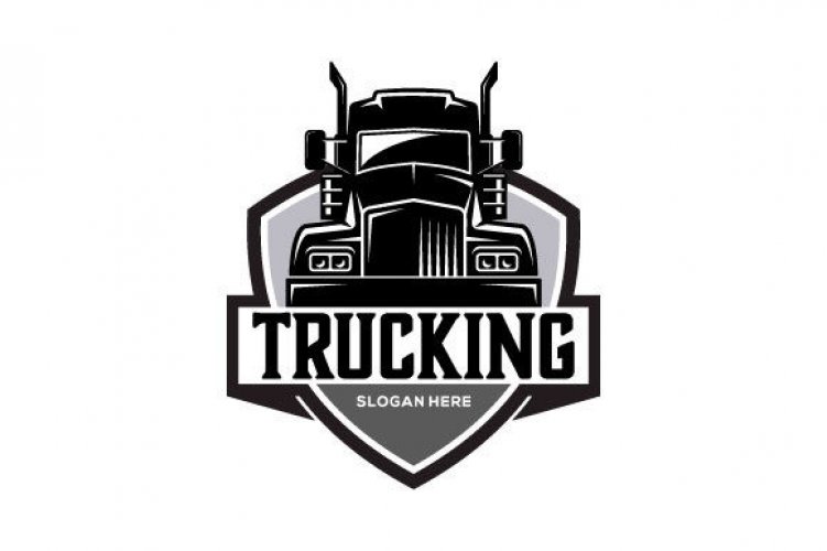 Download Download Truck Silhouette Abstract Logo Design - Free and Premium SVG Cut Files