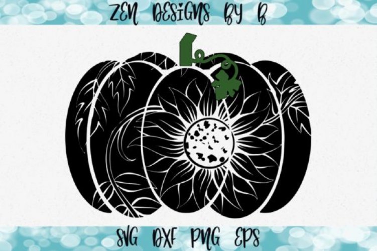 Download Sunflower and Pumpkin Graphic - Free and Premium SVG Cut Files